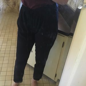 Black sweatpants